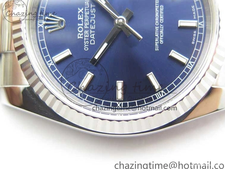 Best AAA Replica Sites 1:1 Steel Bracelet 36 ARF Blue SH3135 904L 116234 Oyster on Best DateJust SS V Edition Dial ZeroBulk 3198 0103